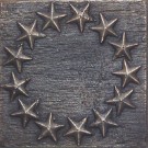 Bronze and Aluminum Tiles 33p8-B