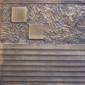 Bronze and Aluminum Tiles 66p12-B