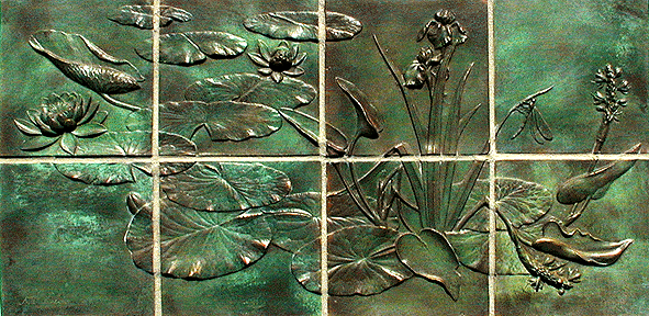 Bronze and Aluminum Tiles Ron Goeke Tiles